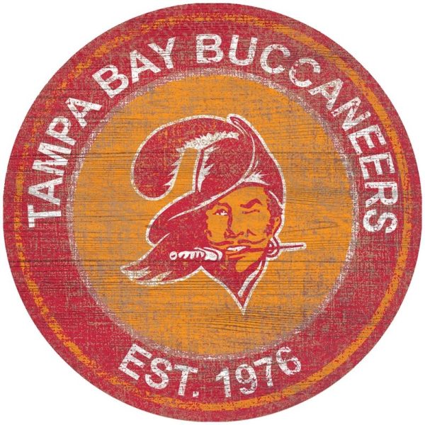 Tampa Bay Buccaneers Est.1976 Classic Metal Sign Football Signs Gift for Fans