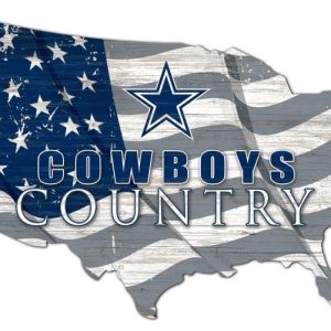 Dallas Cowboys USA Country Flag Metal Sign Football Signs Gift for Fans