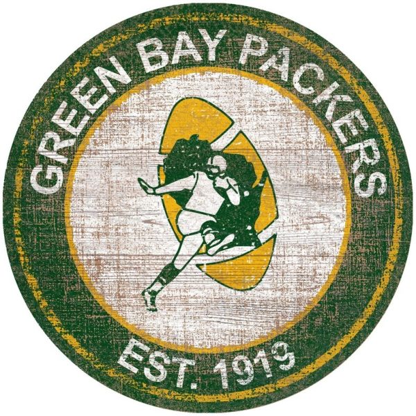Green Bay Packers EST.1919 Classic Metal Sign Football Signs Gift for Fans