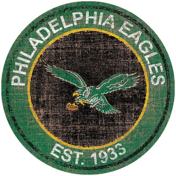 Philadelphia Eagles Est.1933 Classic Metal Sign Football Signs Gift for Fan