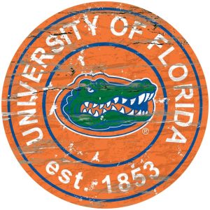 Florida Gators Est.1853 Classic Metal Sign Football Signs Gift for Fans