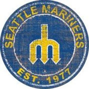 Seattle Mariners Est.1977 Classic Metal Sign Baseball Signs Gift for Fans