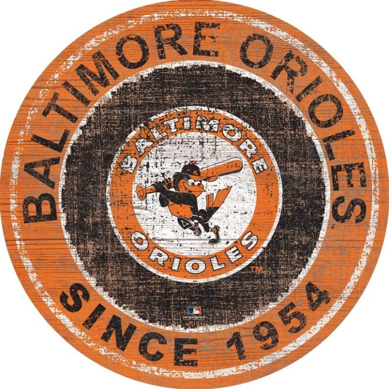 Baltimore Orioles Est.1954 Classic Metal Sign Baseball Signs Gift for ...