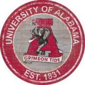 University Of Alabama Athletics Est.1831 Classic Metal Sign Alabama Crimson Tide Signs Gift for Fans