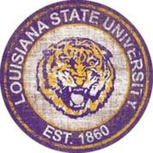 LSU Tigers Est.1860 Classic Metal Sign Football Signs Gift for Fans