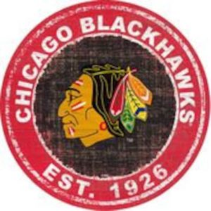 Chicago Blackhawks Est.1926 Classic Metal Sign Ice Hockey Signs Gift for Fans