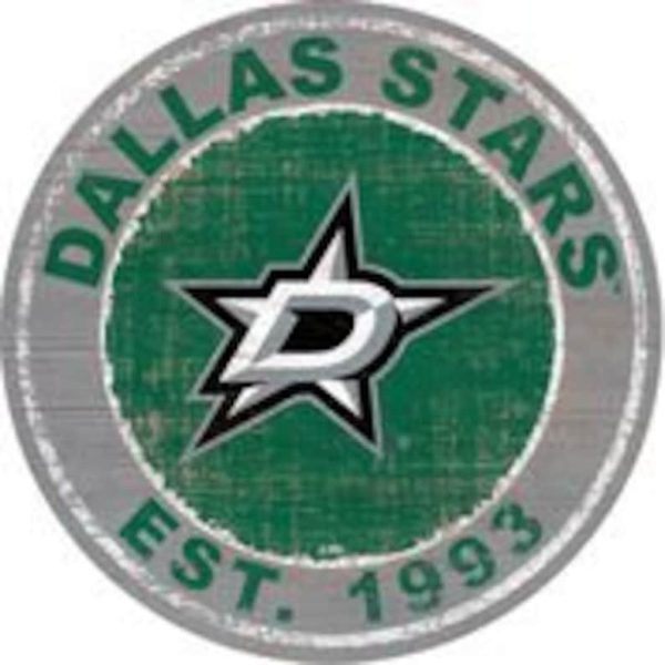 Dallas Stars Est.1993 Classic Metal Sign Ice Hockey Signs Gift for Fans