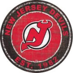 New Jersey Devils EST.1982 Classic Metal Sign Ice Hockey Signs Gift for Fans