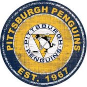 Pittsburgh Penguins Est.1967 Classic Metal Sign Football Signs Gift for Fans