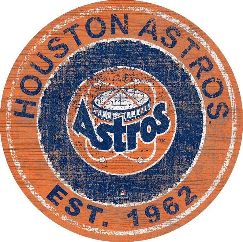 HOUSTON ASTROS SIGN - Classic Metal Signs