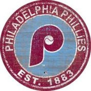 Philadelphia Phillies Est.1883 Classic Metal Sign Baseball Signs Gift for Fans