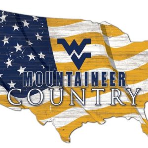 West Virginia USA Country Flag Metal Sign Baseball Signs Gift for Fans