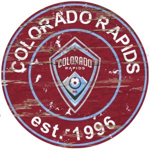 Colorado Rapids Est.1996 Classic Metal Sign Soccer Signs Gift for Fans