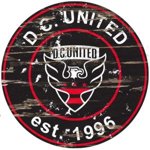 DC United Classic Metal Sign Soccer Signs Gift for Fans