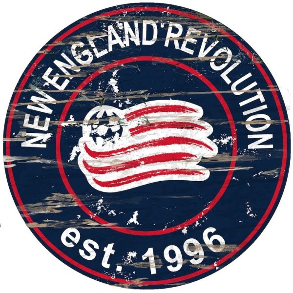 New England Revolution Est.1996 Classic Metal Sign Soccer Signs Gift for Fans
