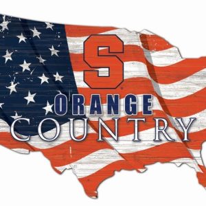 Syracuse Orange USA Country Flag Metal Sign Football Signs Gift for Fans