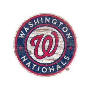 Washington Nationals Classic Metal Sign Baseball Signs Gift for Fans