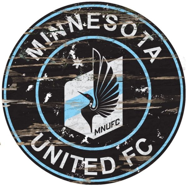Minnesota United FC Classic Metal Sign Soccer Signs Gift for Fans