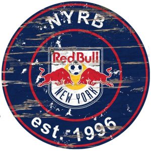 New York Red Bull Est.1996 Classic Metal Sign Soccer Signs Gift for Fans