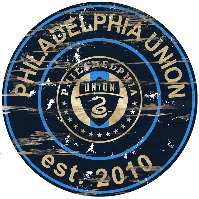 Philadelphia Union Est.2010 Classic Metal Sign Soccer Signs Gift for Fans -  Custom Laser Cut Metal Art & Signs, Gift & Home Decor