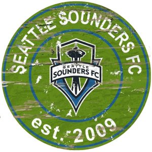 Seatle Sounders FC Est.2009 Classic Metal Sign Soccer Signs Gift for Fans