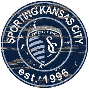 Sporting Kansas City Est.1966 Classic Metal Sign Soccer Signs Gift for Fans