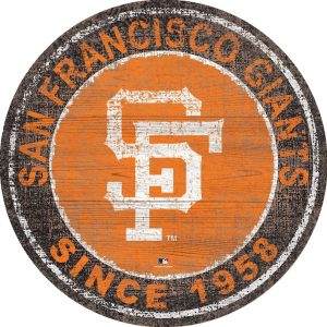 San Francisco Giants Est.1958 Classic Metal Sign Baseball Signs Gift for Fans