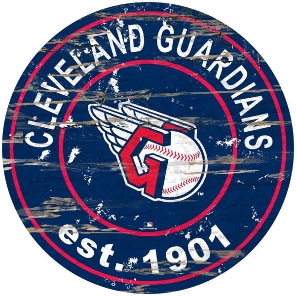 Cleveland Guardians Est.1901 Classic Metal Sign Baseball Signs Gift for Fans