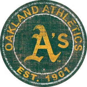 Oakland Athletics Est.1901 Classic Metal Sign Baseball Signs Gift for Fans