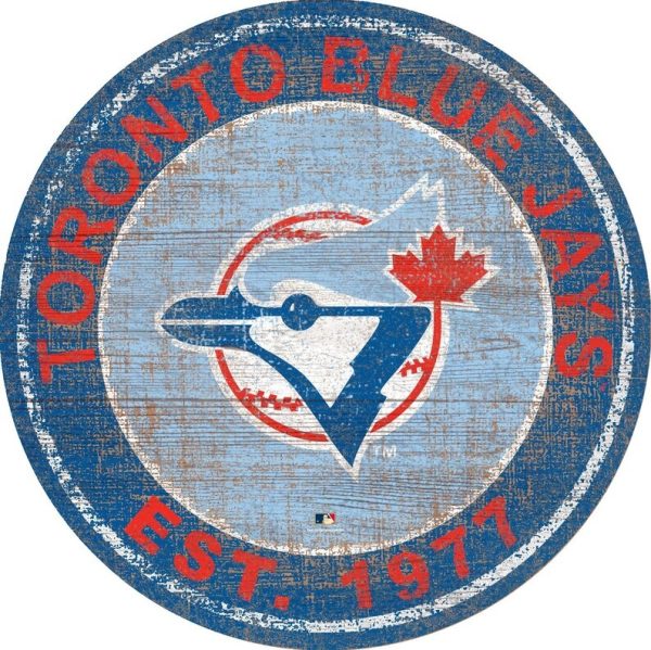 Toronto Blue Jays Est.1977 Classic Metal Sign Baseball Signs Gift for Fans
