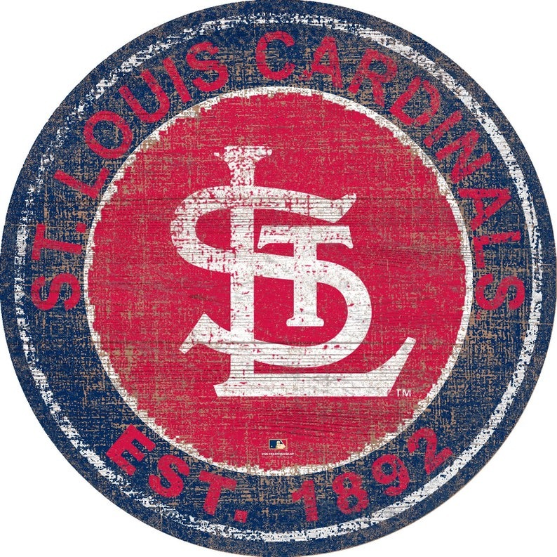 St Louis Cardinals Est.1892 Classic Metal Sign Baseball Signs Gift for Fans  - Custom Laser Cut Metal Art & Signs, Gift & Home Decor