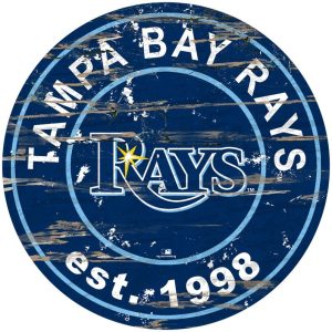 Tampa Bay Rays Est.1998 Classic Metal Sign Baseball Signs Gift for Fans