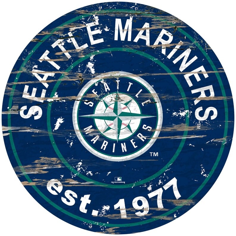 SEATTLE MARINERS Sign Vintage Style - Classic Metal Signs