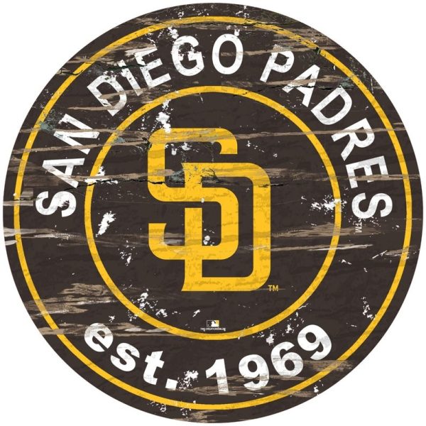 San Diego Padre Est.1969 Classic Metal Sign Baseball Signs Gift for Fans