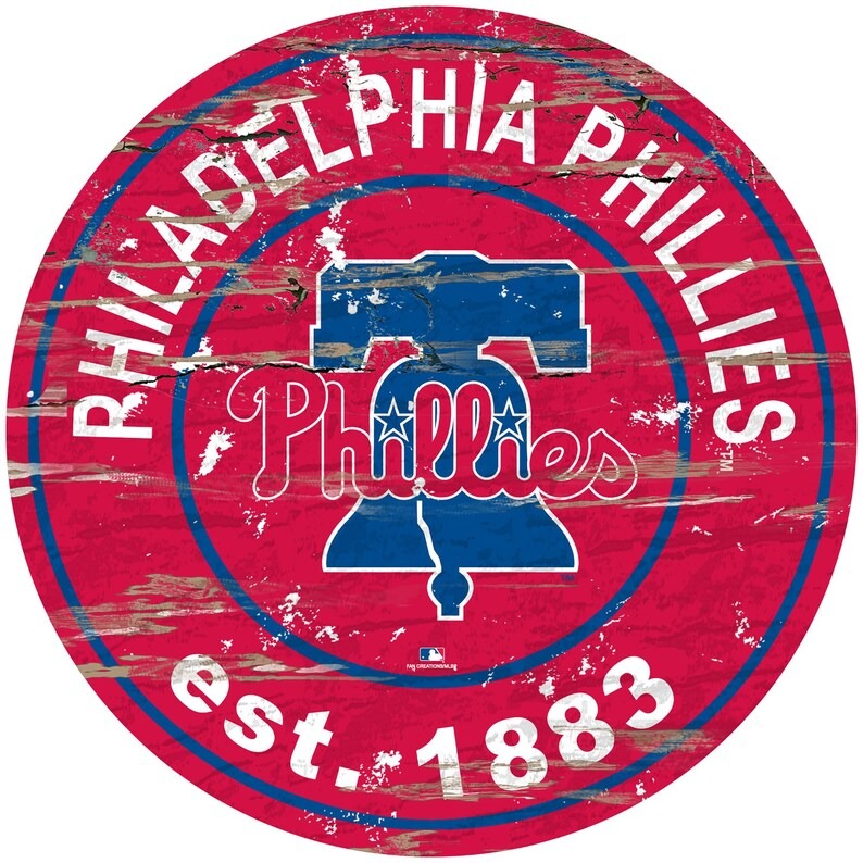 Philadelphia Phillies baseball est. 1883 national league logo