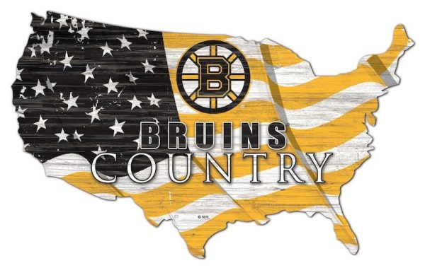 Boston Bruins USA Country Flag Metal Sign Ice Hockey Signs Gift for Fans