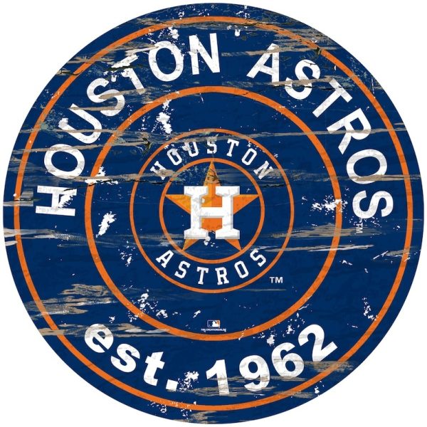Houston Astros Baseball Est.1962 Classic Metal Sign Baseball Signs Gift for Fans