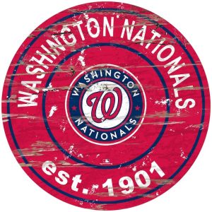Washington Nationals Est.1901 Classic Metal Sign Baseball Signs Gift for Fans