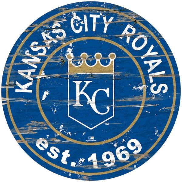 Kansas City Royals Est.1969 Classic Metal Sign Baseball Signs Gift for Fans