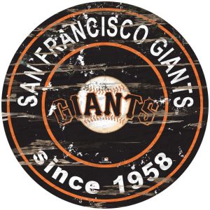 San Francisco Giants EST.1958 Classic Metal Sign Baseball Signs Gift for Fans