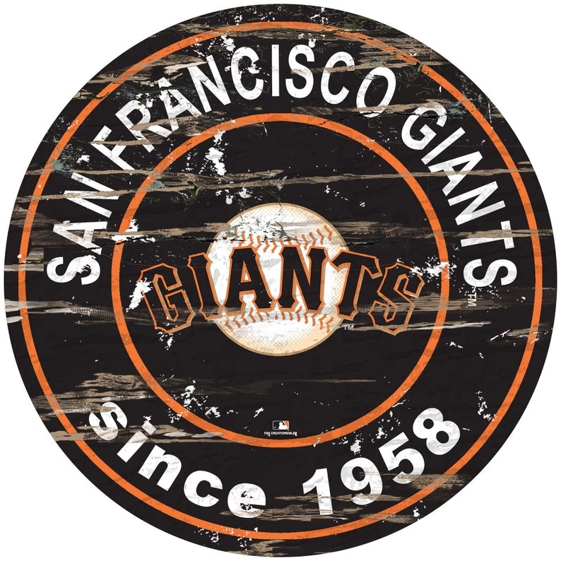 San Francisco Giants EST.1958 Classic Metal Sign Baseball Signs Gift for  Fans - Custom Laser Cut Metal Art & Signs, Gift & Home Decor