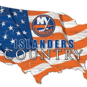 New York Islanders USA Country Flag Metal Sign Ice Hockey Signs Gift for Fans