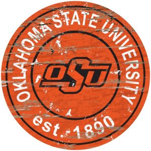 Oklahoma State Cowboys Football Est.1890 Classic Metal Sign Football Signs Gift for Fans