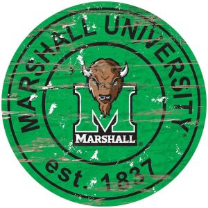 Marshall University Est.1869 Classic Metal Sign Marshall Thundering Herd Signs Gift for Fans