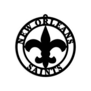 New Orleans Saints logo Metal Sign Football Signs Gift for Fans