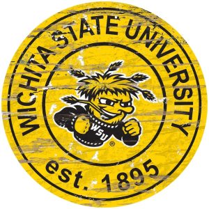 Wichita State Shockers Est.1895 Classic Metal Sign Basketball Signs Gift for Fans