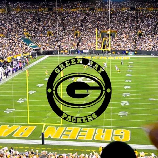 Green Bay Packers logo Metal Sign Football Signs Gift for Fans
