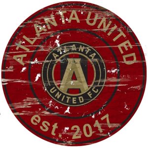 Atlanta United FC Classic Metal Sign Soccer Signs Gift for Fans