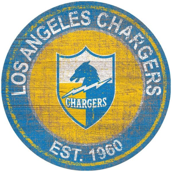 Los Angeles Chargers Est.1960 Classic Metal Sign Football Signs Gift for Fans