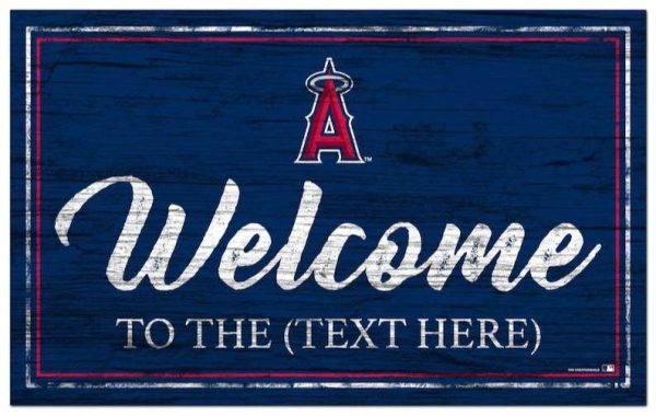Los Angeles Angels Printed Metal Sign Baseball Signs Gift for Fans